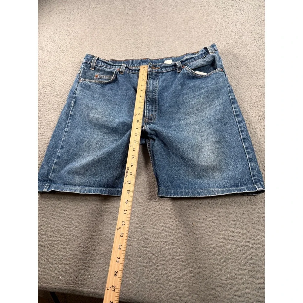 Vintage Levis 505 Jean Shorts Mens 40x9 Orange Tab Made in USA 90s 1994